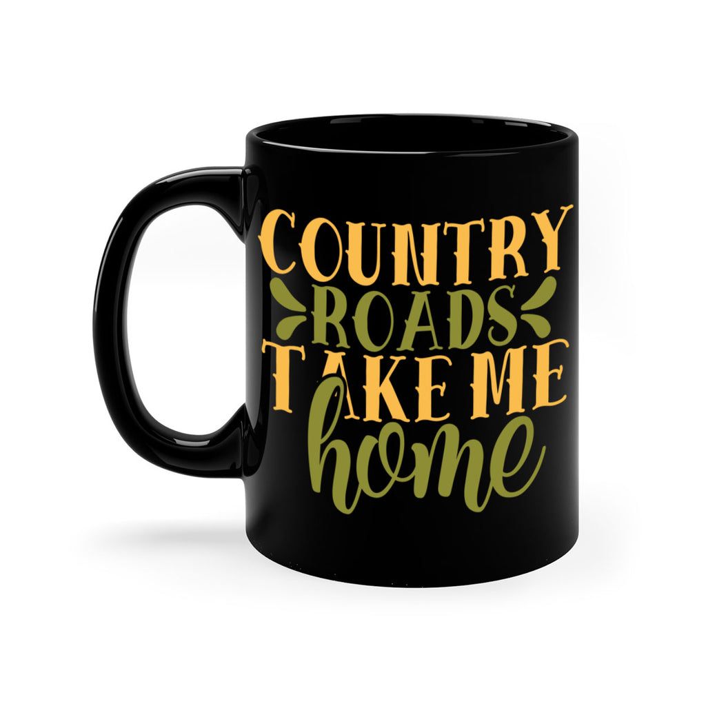 country roads take me home 19#- Farm and garden-Mug / Coffee Cup