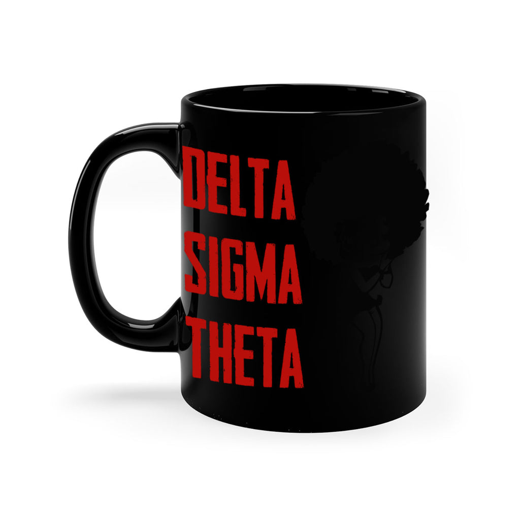 delta sigma theta 5#- black words - phrases-Mug / Coffee Cup