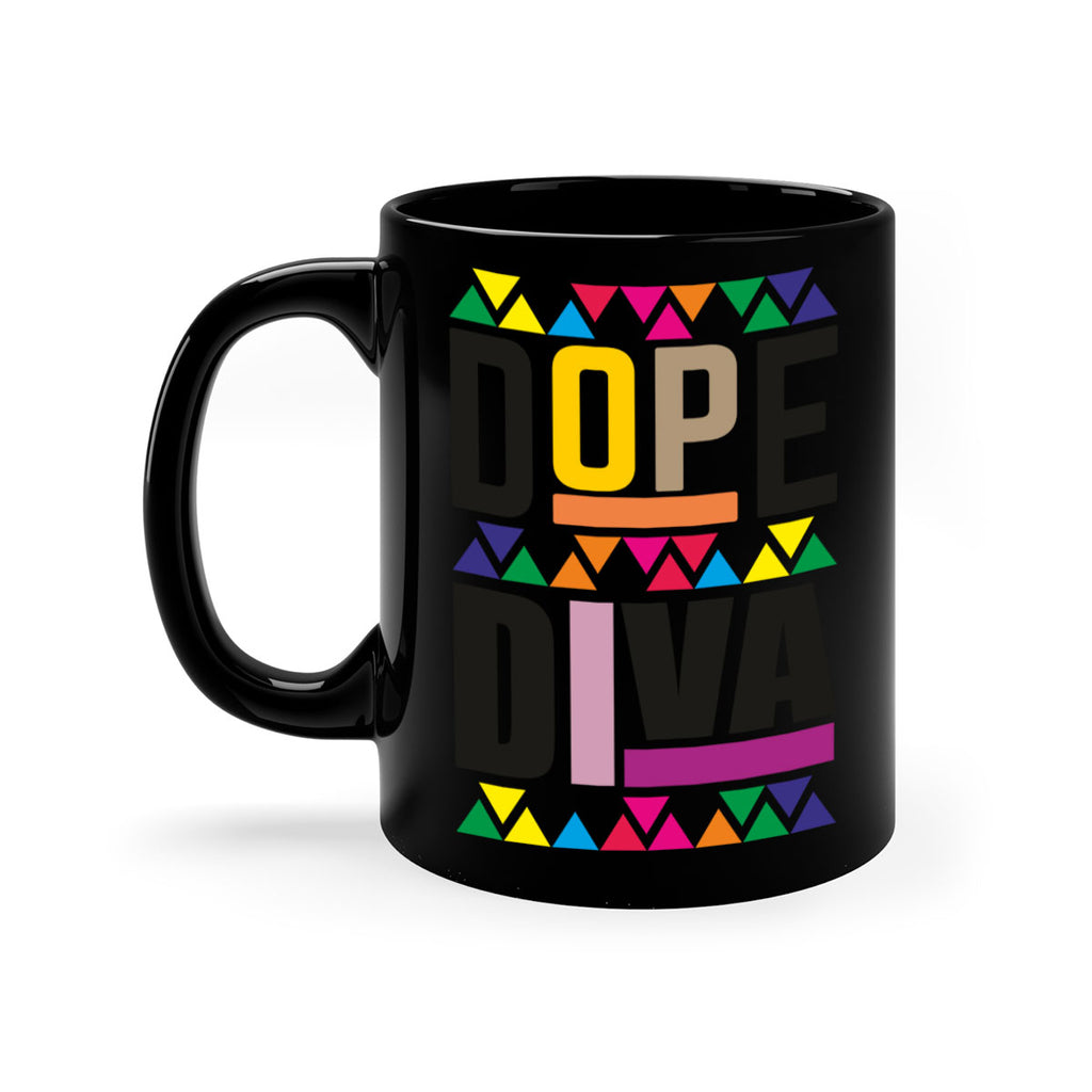 dope diva- black words - phrases-Mug / Coffee Cup