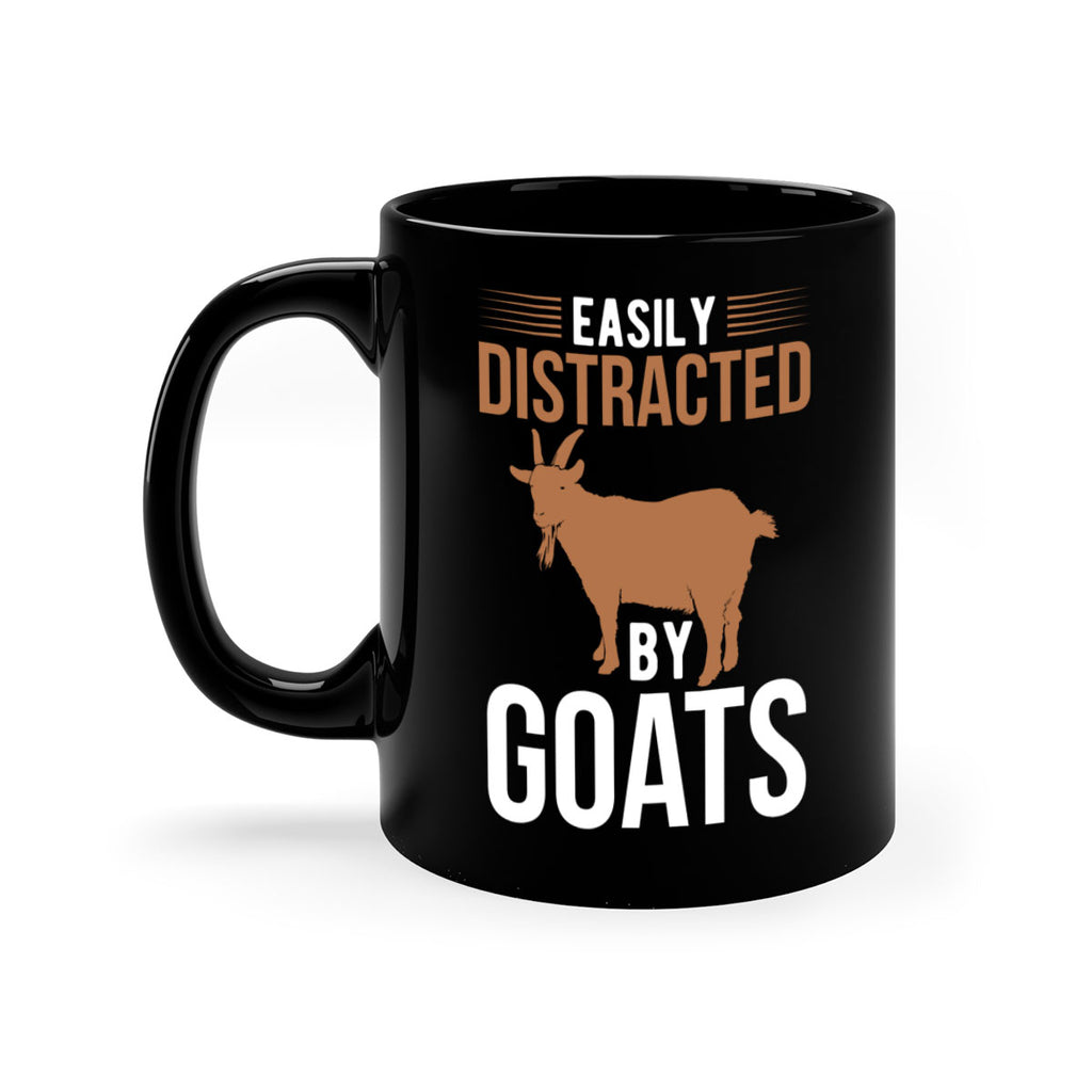 easily distracted by goats Style 5#- goat-Mug / Coffee Cup