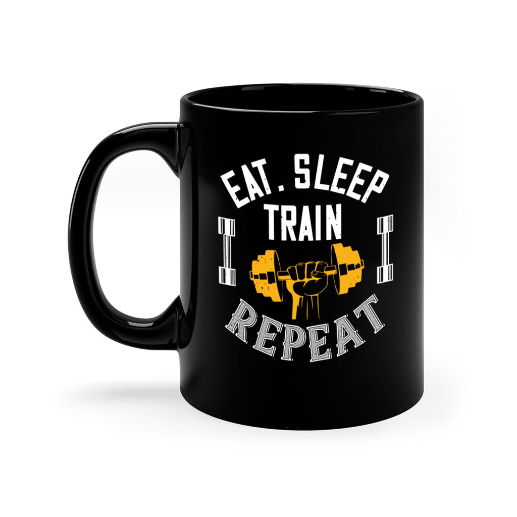 eat sleep train rapid 56#- gym-Mug / Coffee Cup