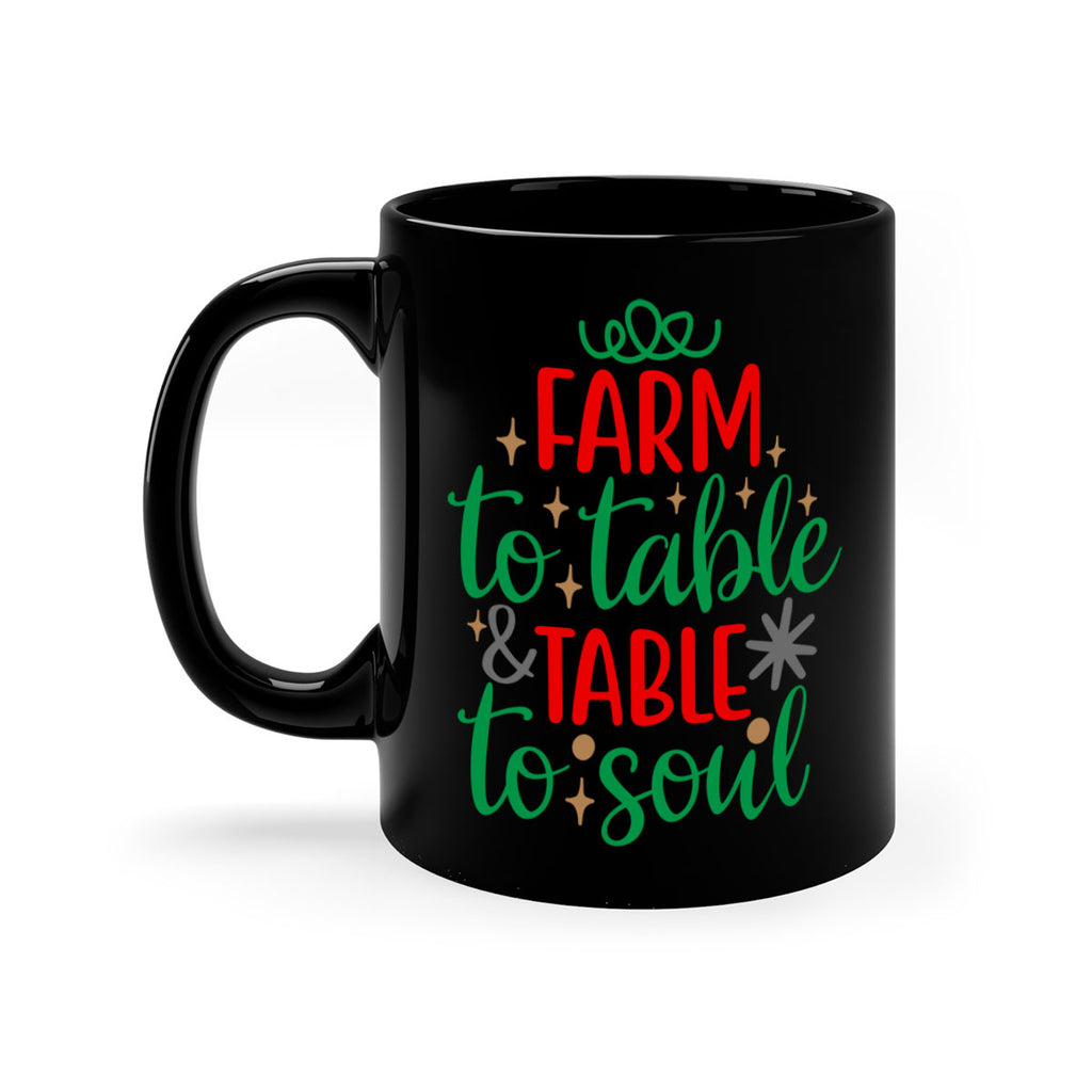 farm to table & table to soul style 209#- christmas-Mug / Coffee Cup