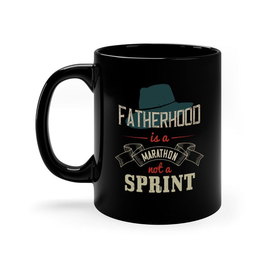 fatherhood is a marathon 227#- fathers day-Mug / Coffee Cup