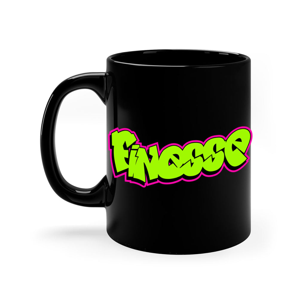 finesse 154#- black words - phrases-Mug / Coffee Cup