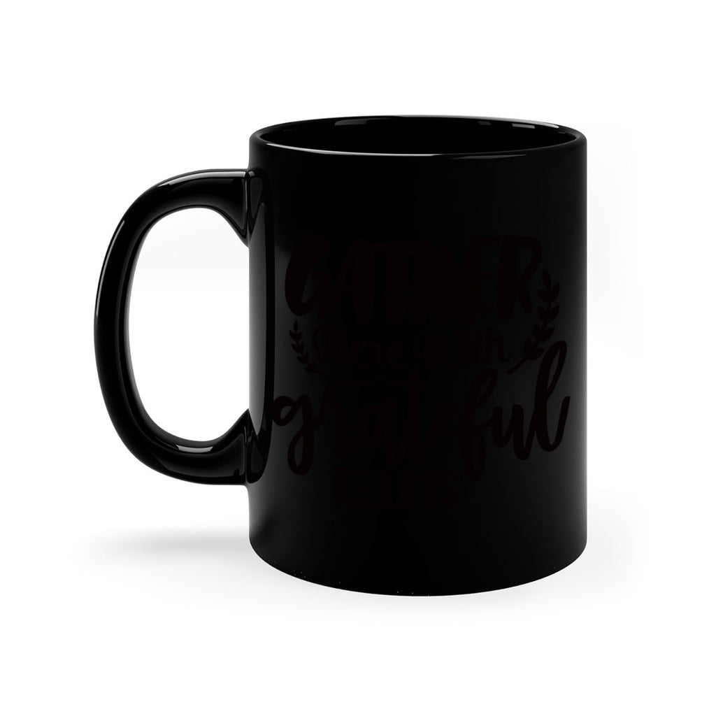 gather here with grateful hearts 62#- thanksgiving-Mug / Coffee Cup