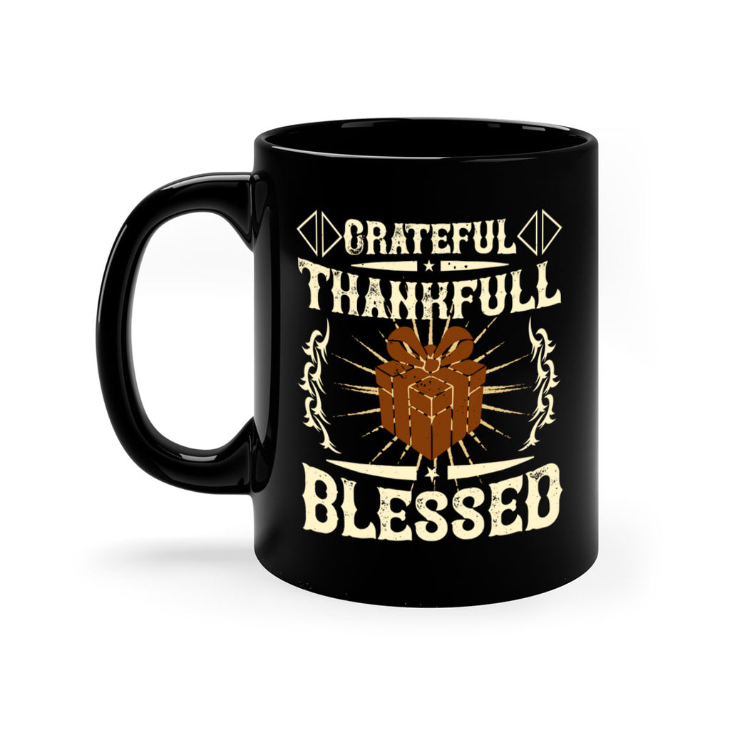 grateful thankfull blessed 40#- thanksgiving-Mug / Coffee Cup