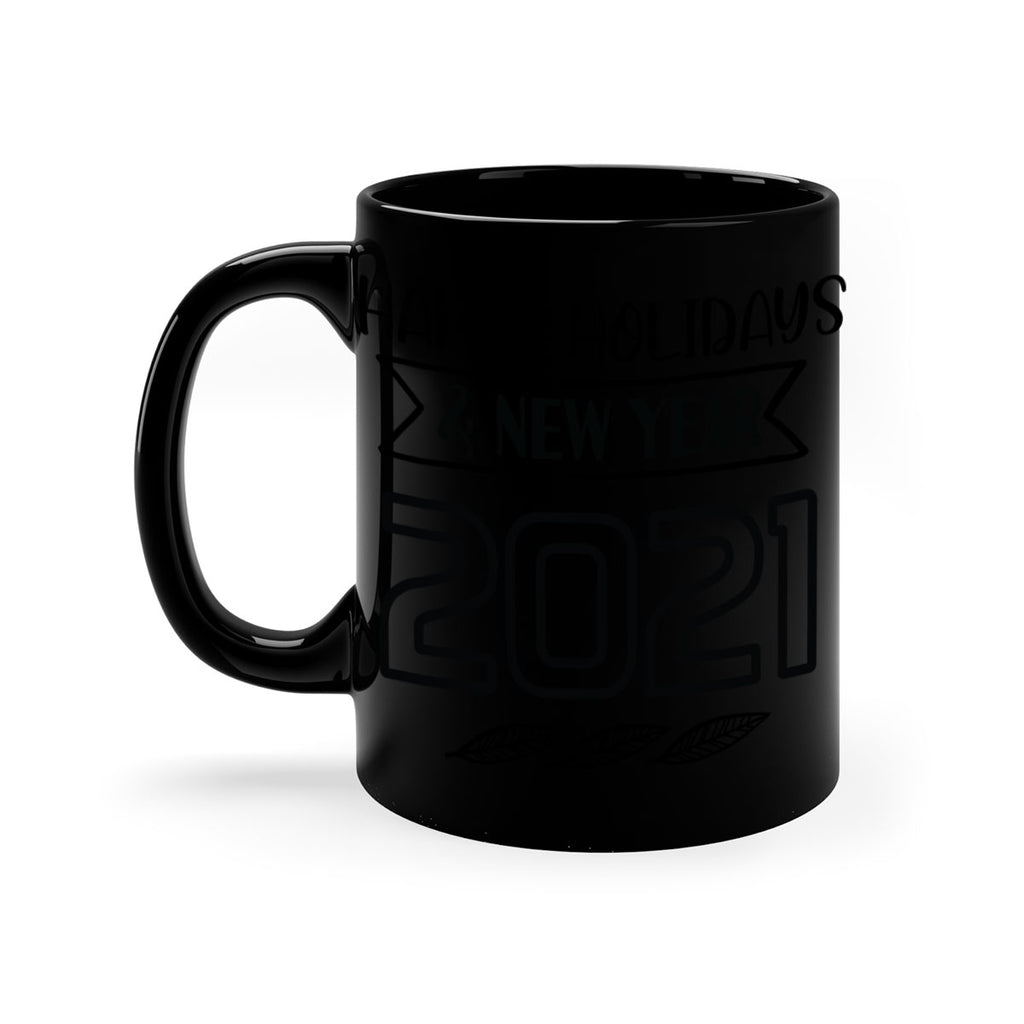 happy holidays new year style 258#- christmas-Mug / Coffee Cup