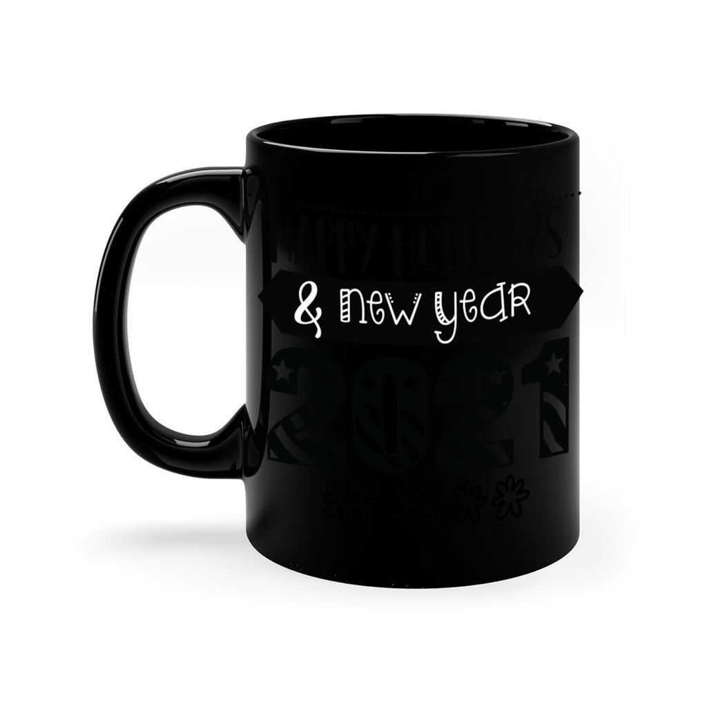 happy holidays new year style 259#- christmas-Mug / Coffee Cup