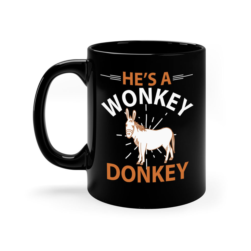 he’s a wonky donkey Style 4#- Donkey-Mug / Coffee Cup