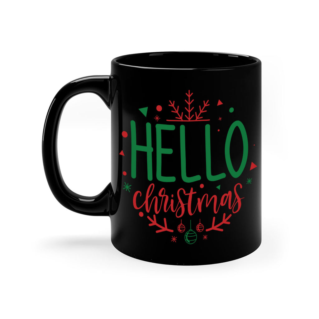 hello christmas style 285#- christmas-Mug / Coffee Cup