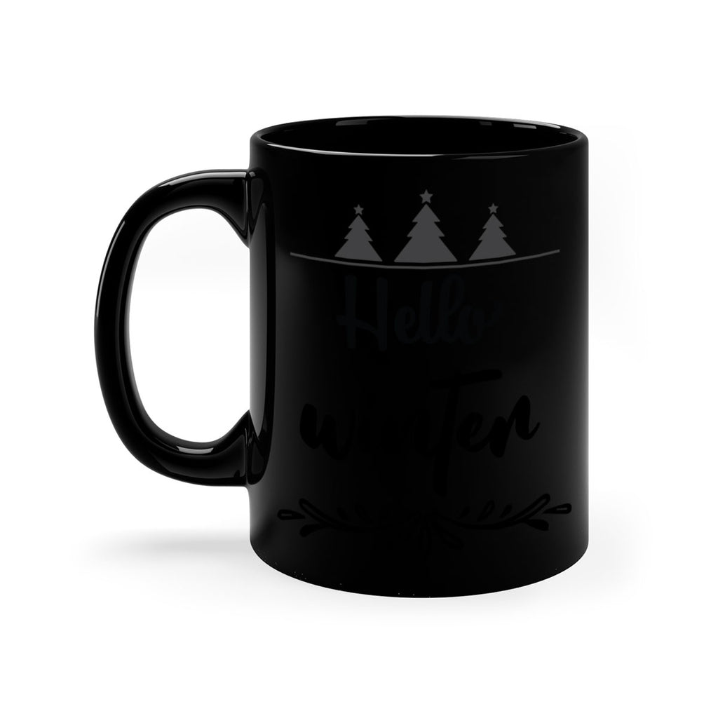 hello winter style 287#- christmas-Mug / Coffee Cup