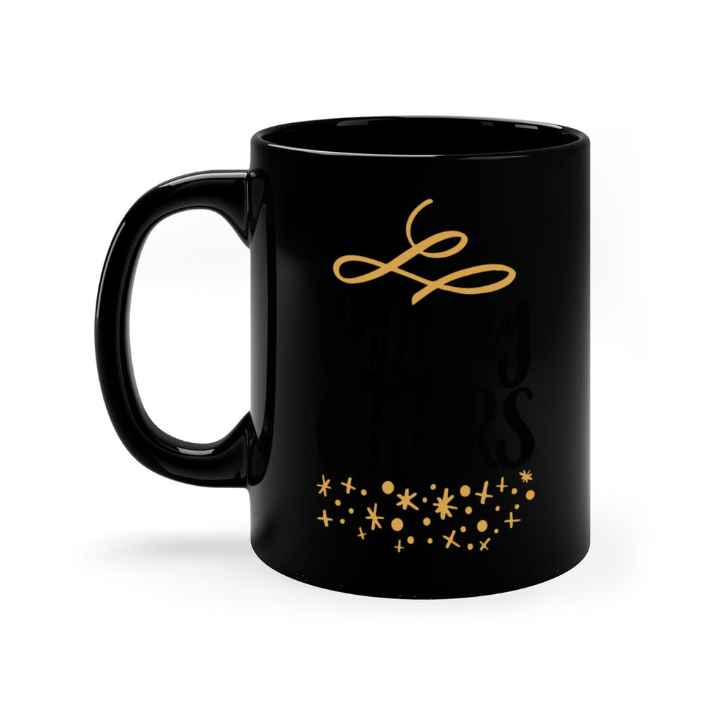 holiday cheers gold 140#- christmas-Mug / Coffee Cup