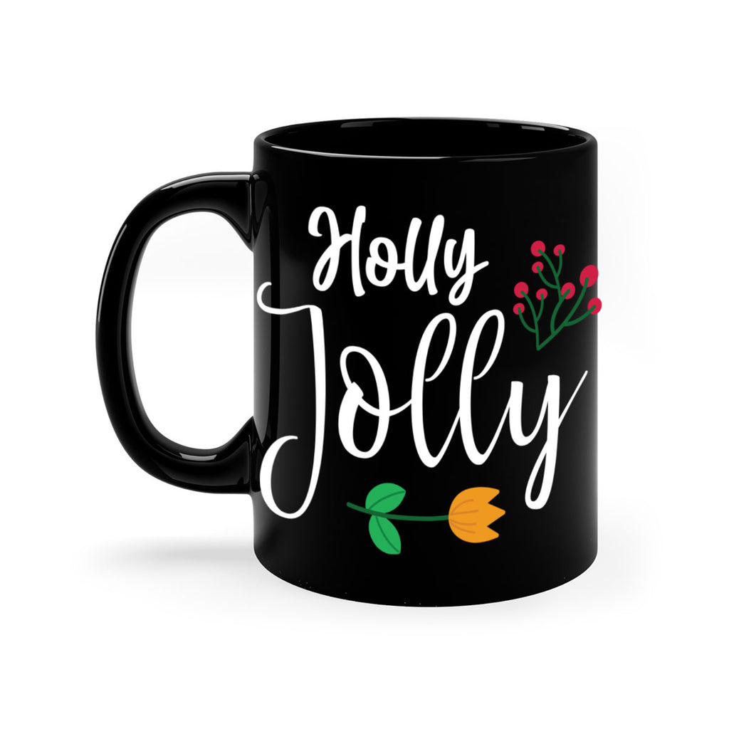 holly jolly style 299#- christmas-Mug / Coffee Cup