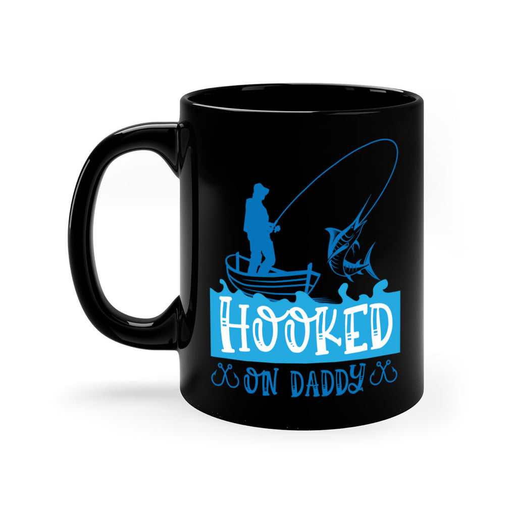 hooked on daddy 218#- fishing-Mug / Coffee Cup