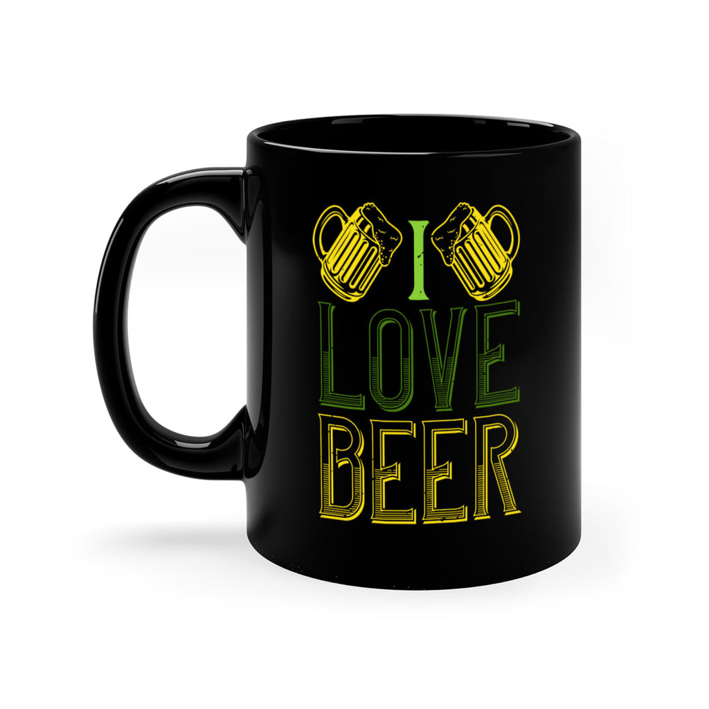 i love beer Style 134#- St Patricks Day-Mug / Coffee Cup