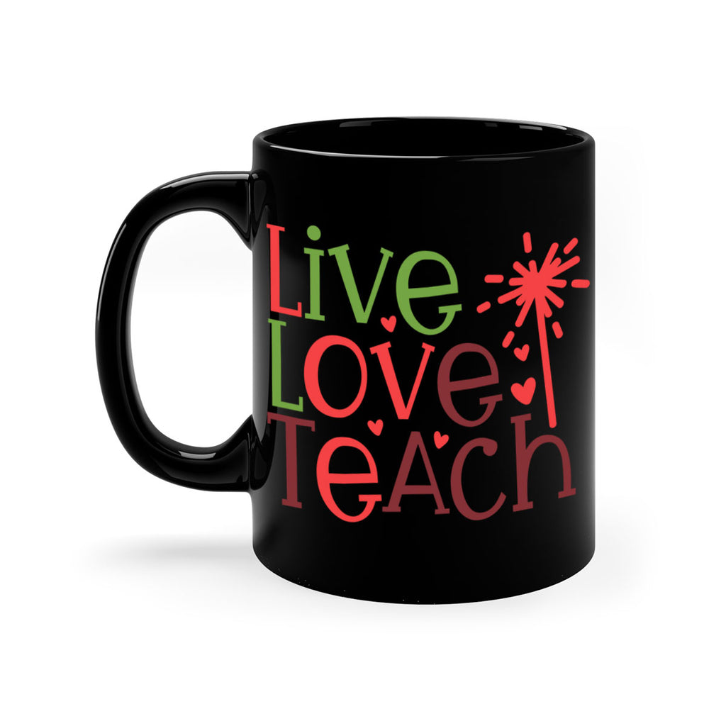 live love teach 230#- christmas-Mug / Coffee Cup