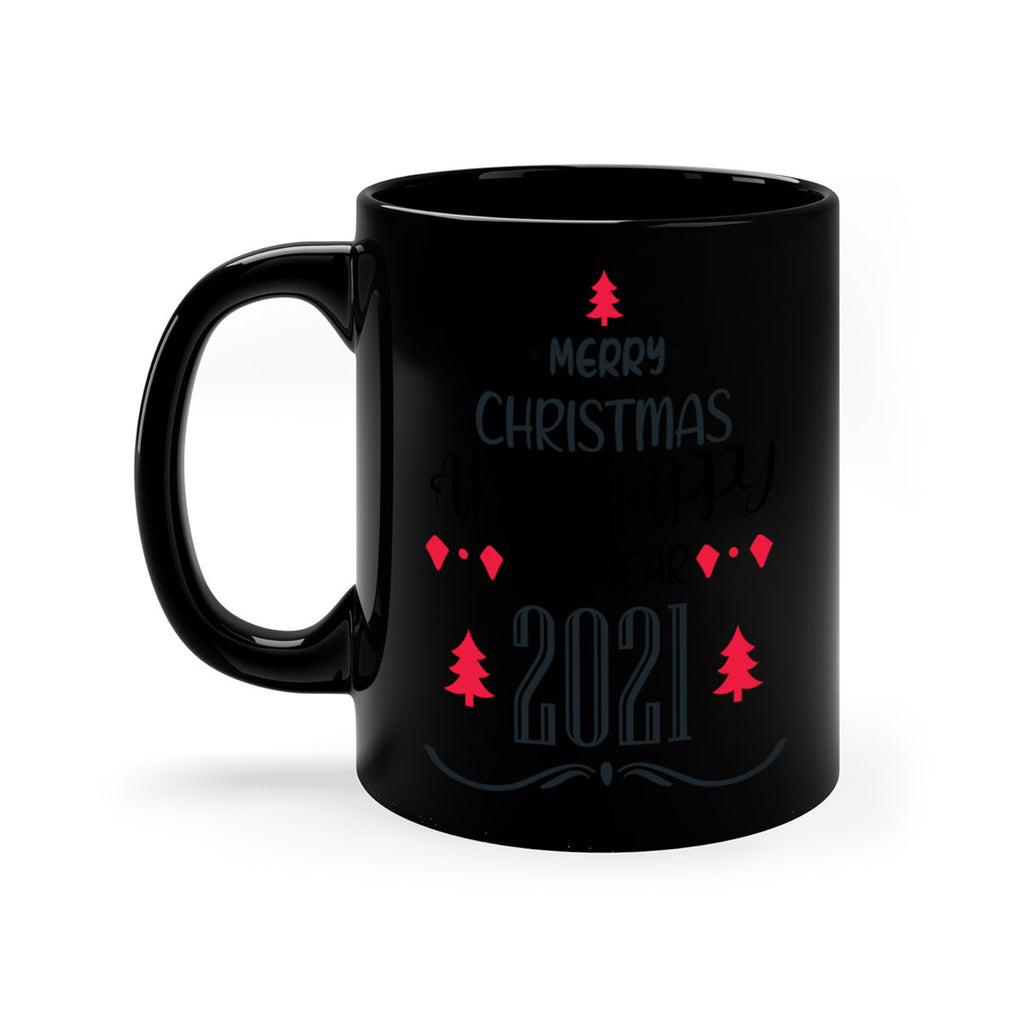 merry christmas and happy new year style 495#- christmas-Mug / Coffee Cup