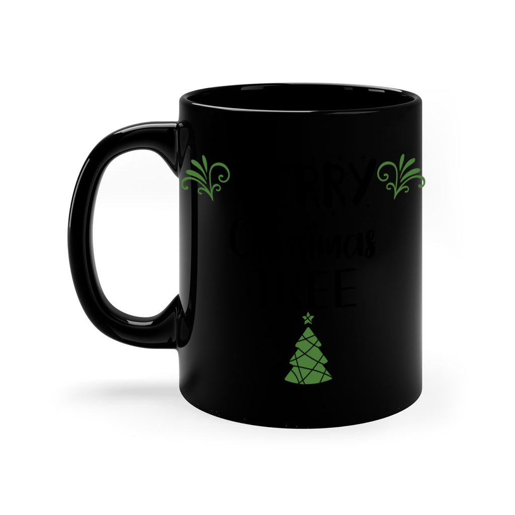 merry christmas tree style 504#- christmas-Mug / Coffee Cup