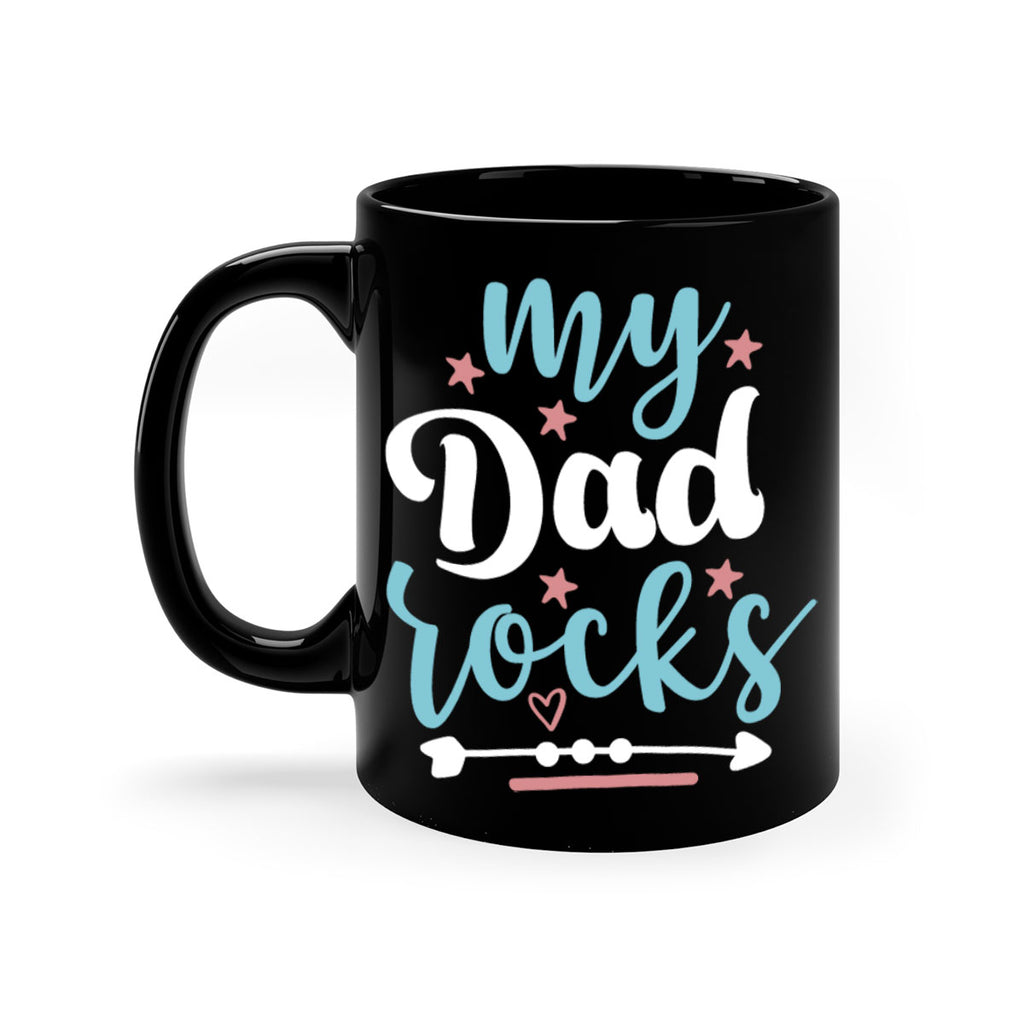 my dad rocks 82#- fathers day-Mug / Coffee Cup