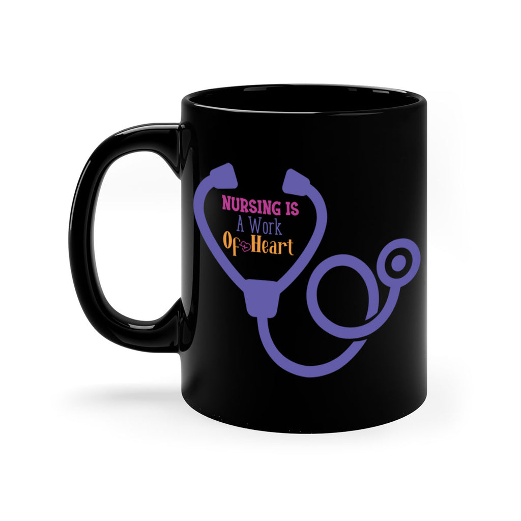 nursing is a work of heart Style Style 68#- nurse-Mug / Coffee Cup