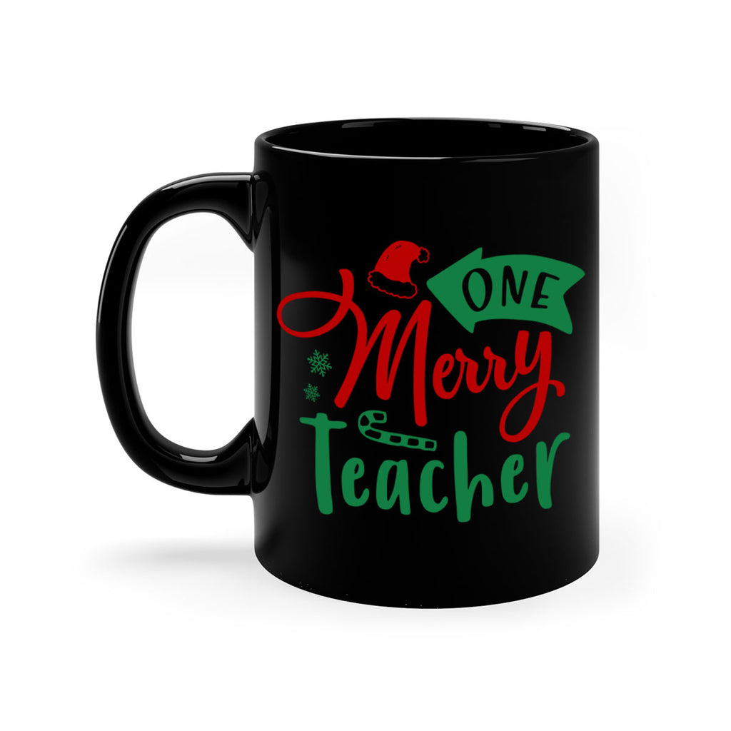 one merry teacher style 575#- christmas-Mug / Coffee Cup