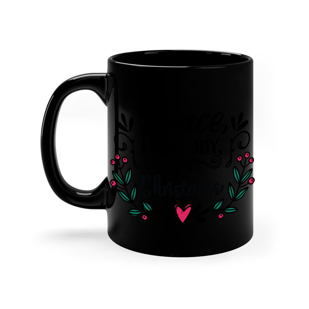 peace, love, joy, christmas style 587#- christmas-Mug / Coffee Cup