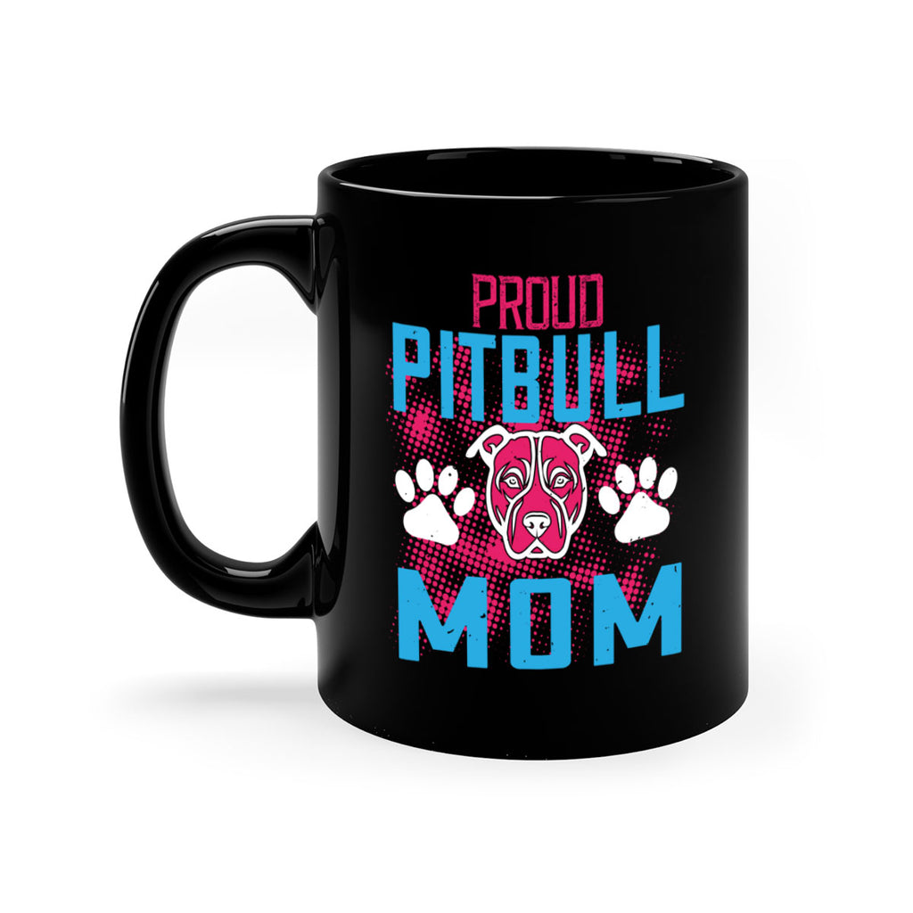 proud pitbull mom 70#- mom-Mug / Coffee Cup