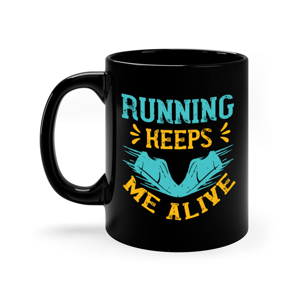 running keeps me alive 19#- running-Mug / Coffee Cup