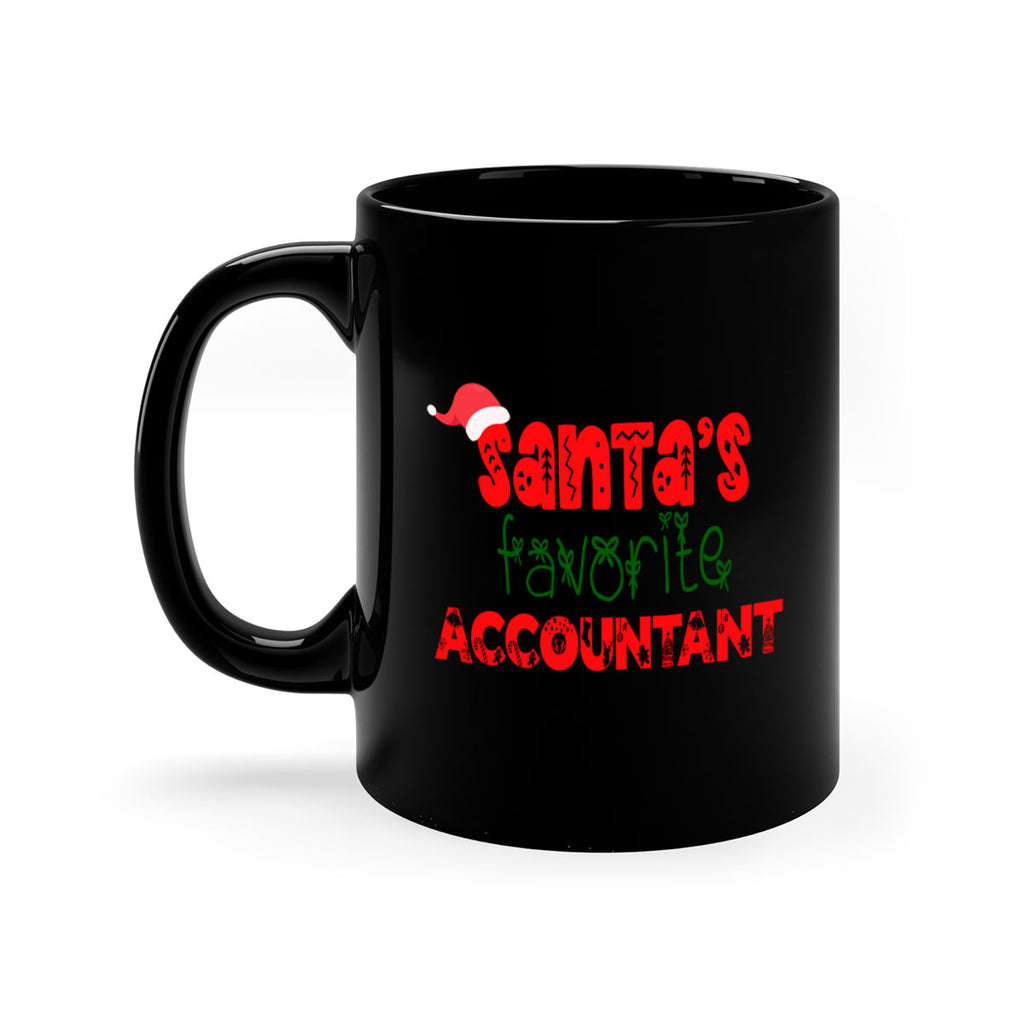 santas favorite accountant style 617#- christmas-Mug / Coffee Cup