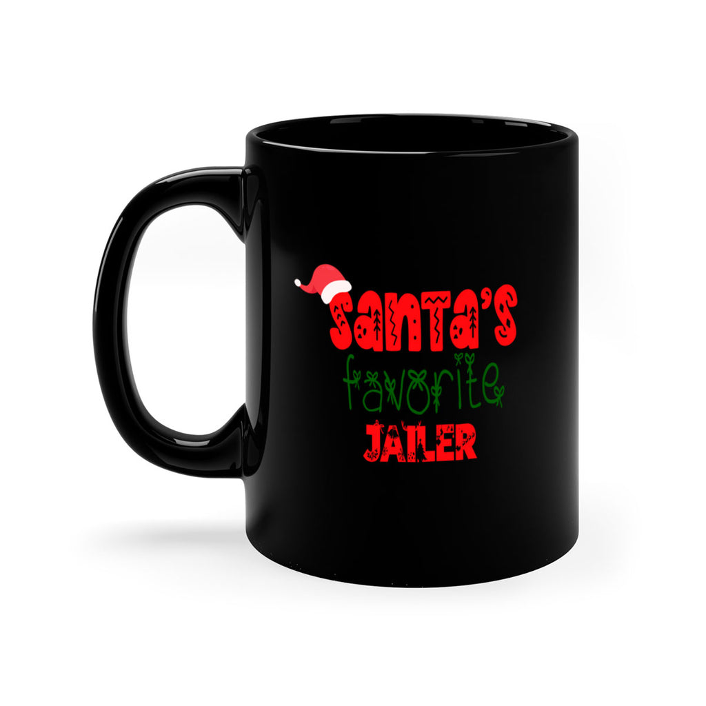 santas favorite jailer style 898#- christmas-Mug / Coffee Cup