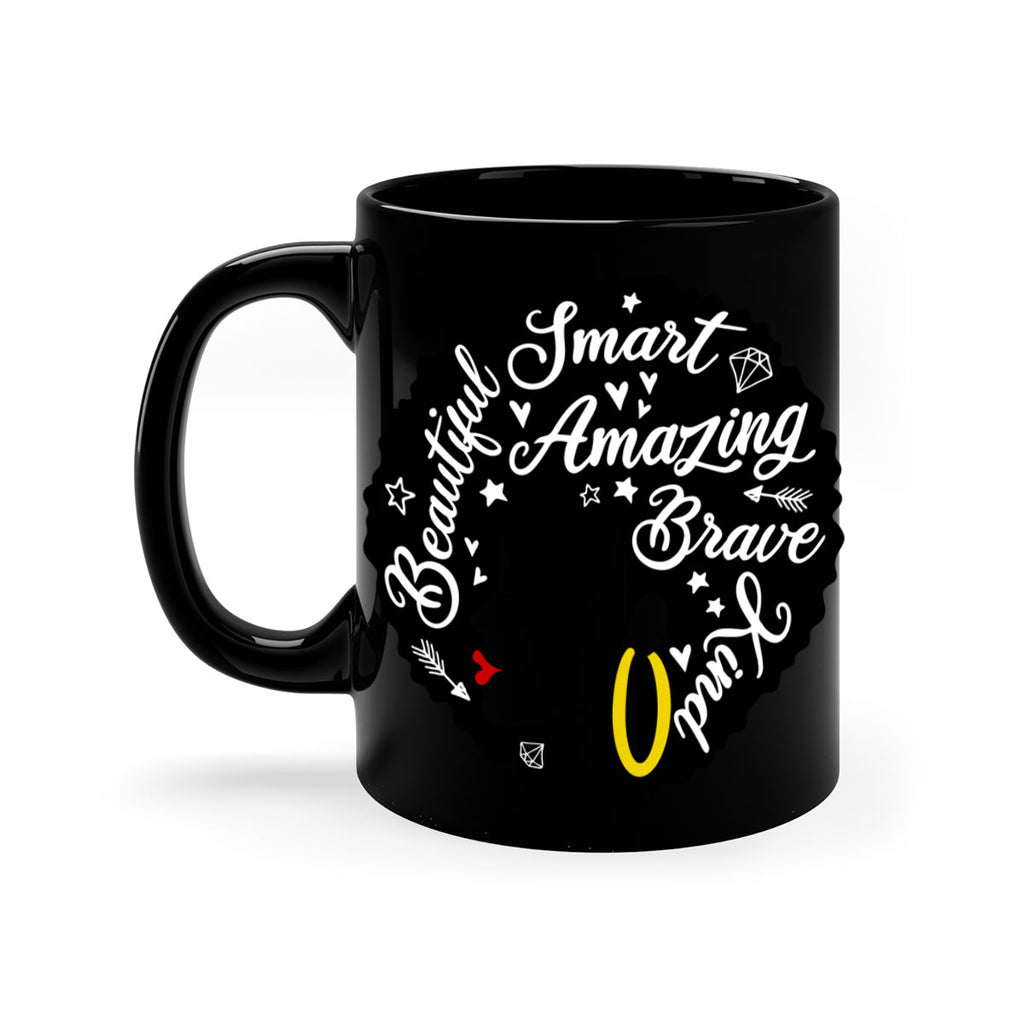 smart beautiful Style 5#- Black women - Girls-Mug / Coffee Cup