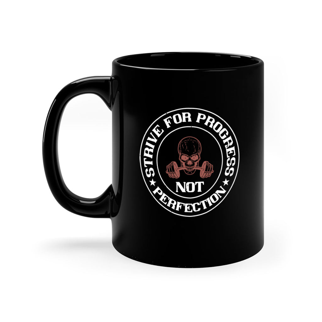strive for progress not perfection 72#- gym-Mug / Coffee Cup
