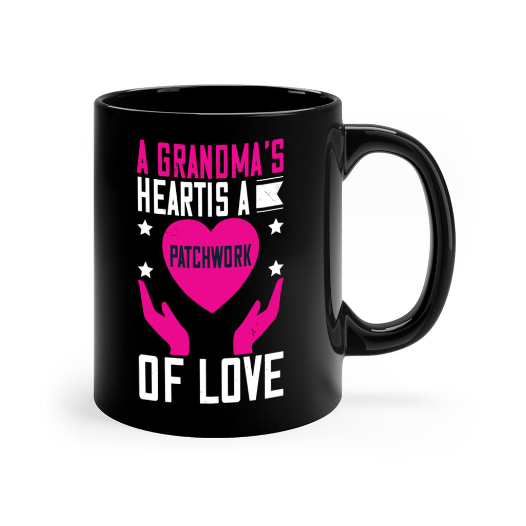 A grandma’s heart is a patchwork of love 86#- grandma-Mug / Coffee Cup