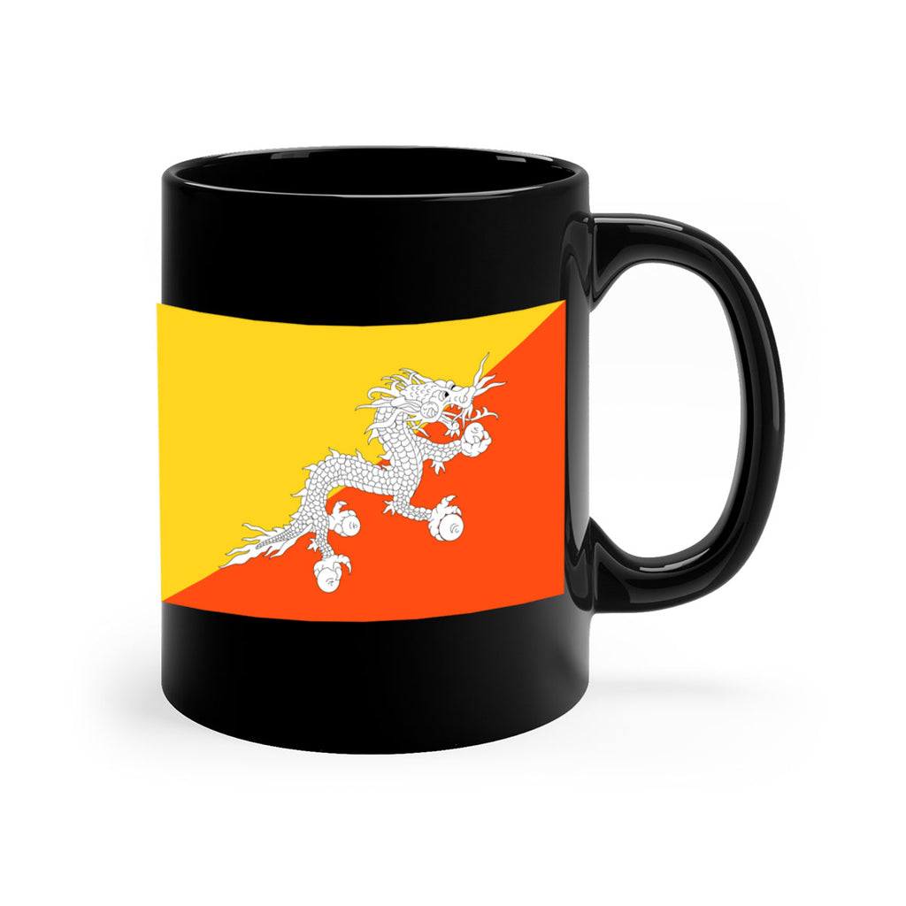 Bhutan 178#- world flag-Mug / Coffee Cup