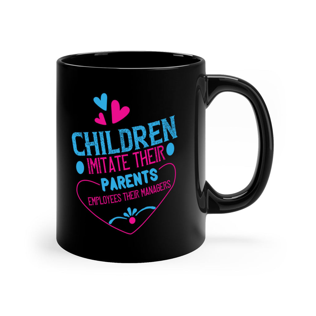 Children imitate their parents employees their managers Style 47#- kids-Mug / Coffee Cup