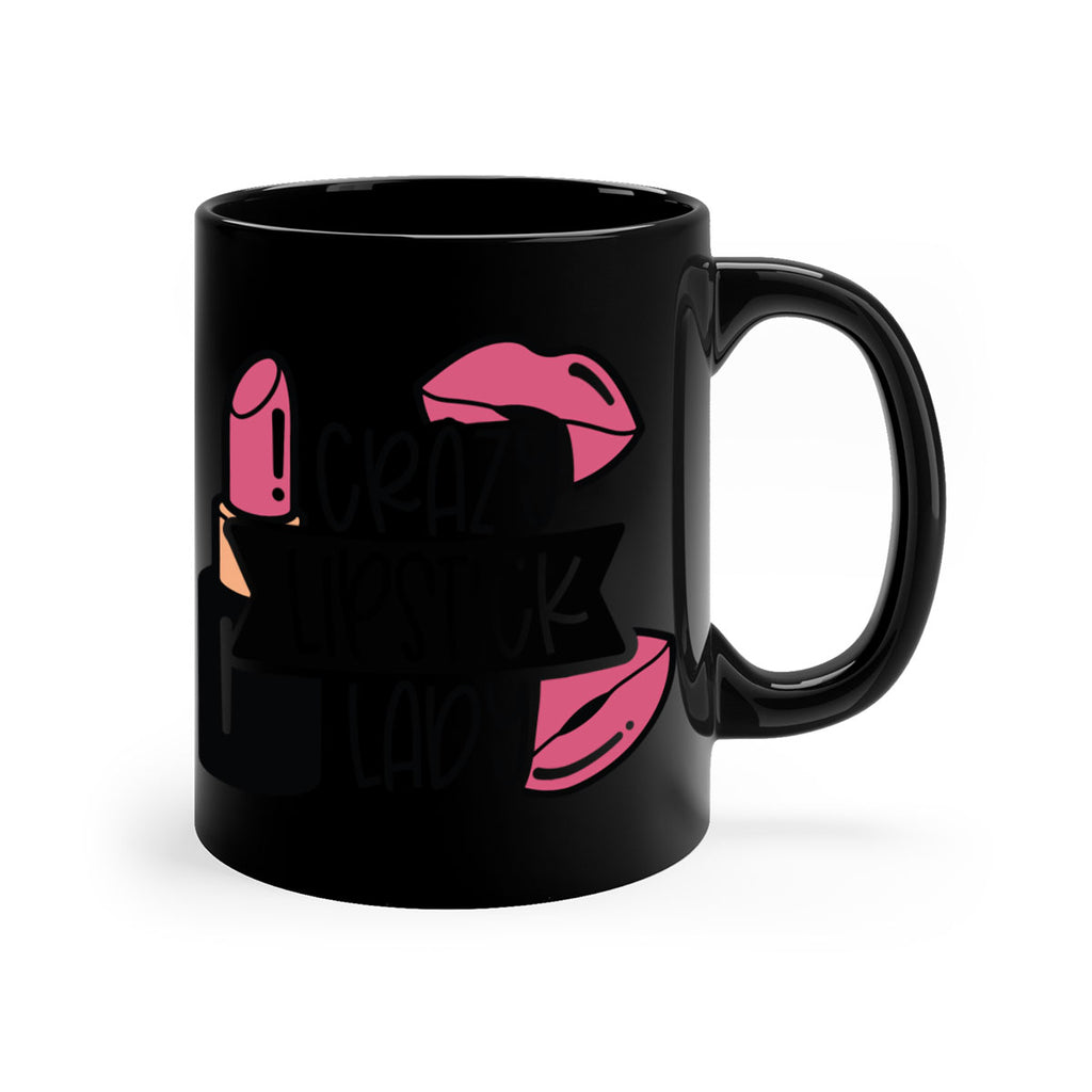 Crazy Lipstick Lady Style 108#- makeup-Mug / Coffee Cup