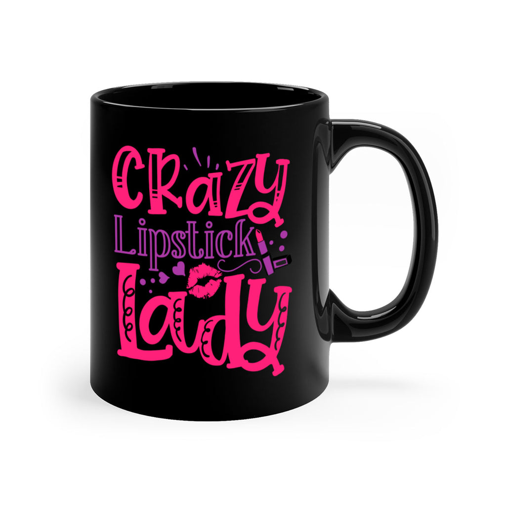 Crazy Lipstick Lady Style 241#- makeup-Mug / Coffee Cup