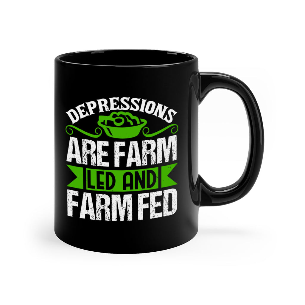 Depression are farm led and farmed 25#- Farm and garden-Mug / Coffee Cup