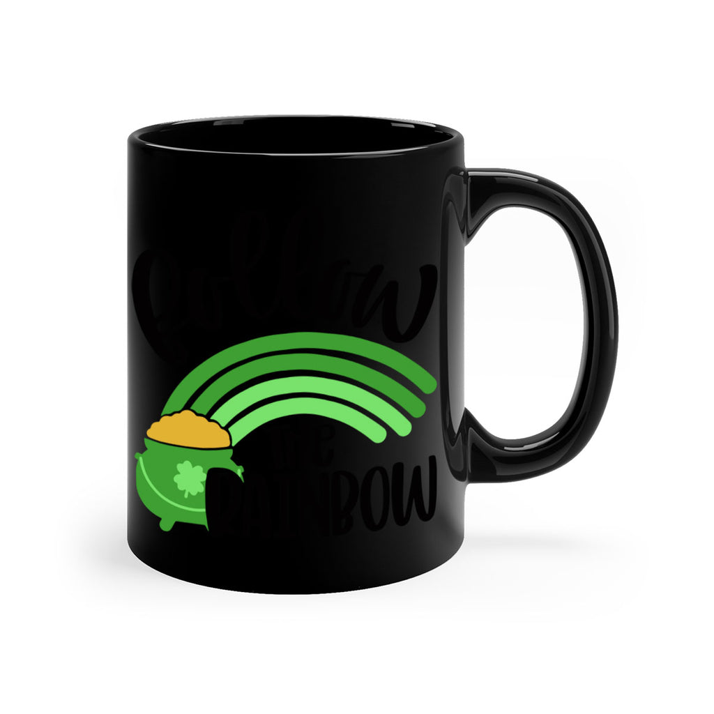 Follow The Rainbow Style 99#- St Patricks Day-Mug / Coffee Cup