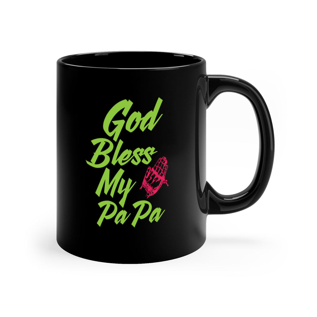 God Bless Papa 107#- grandpa-Mug / Coffee Cup