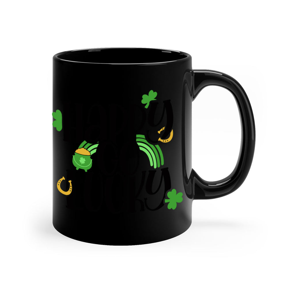 Happy Go Lucky Style 96#- St Patricks Day-Mug / Coffee Cup