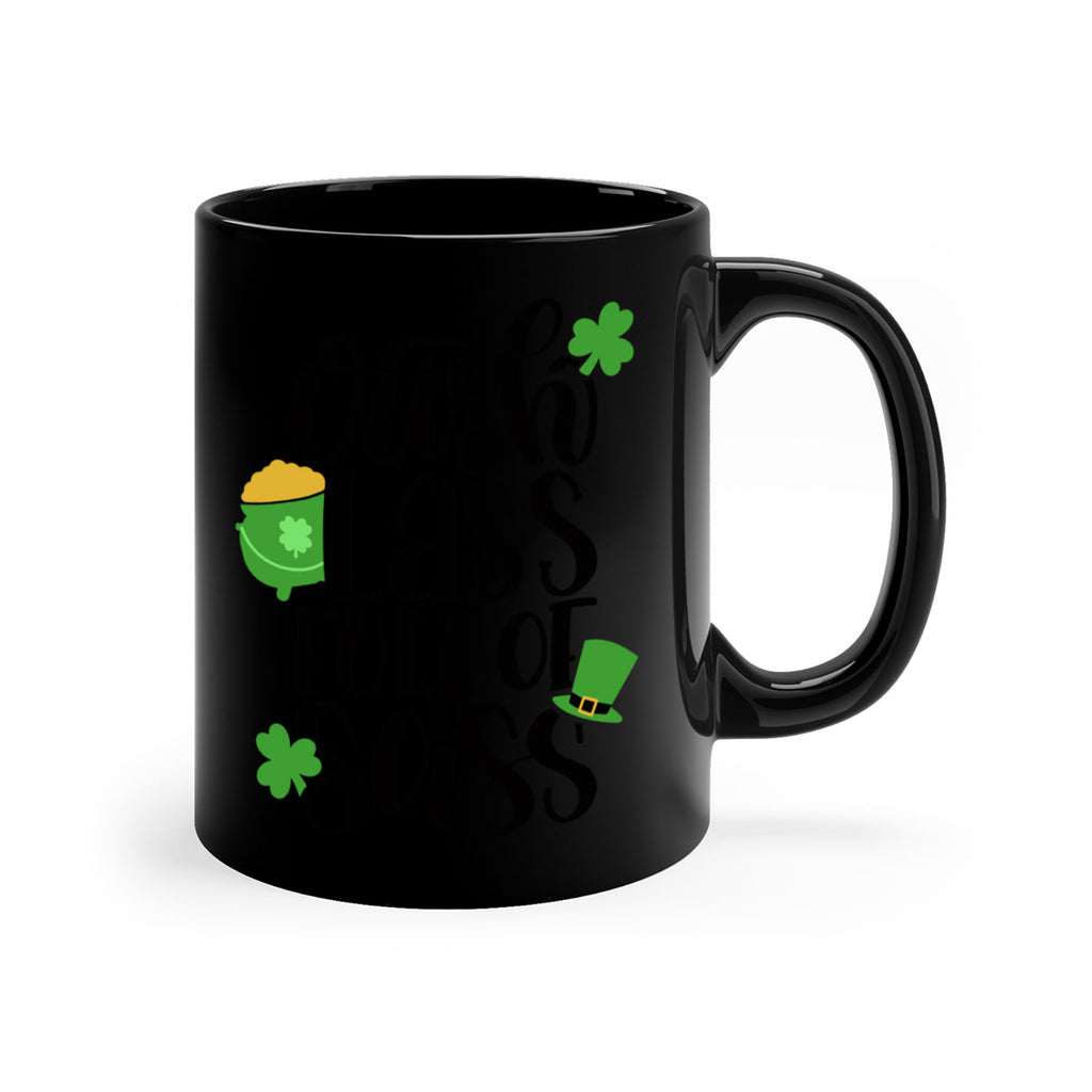 Irish Lass Full Of Sass Style 79#- St Patricks Day-Mug / Coffee Cup