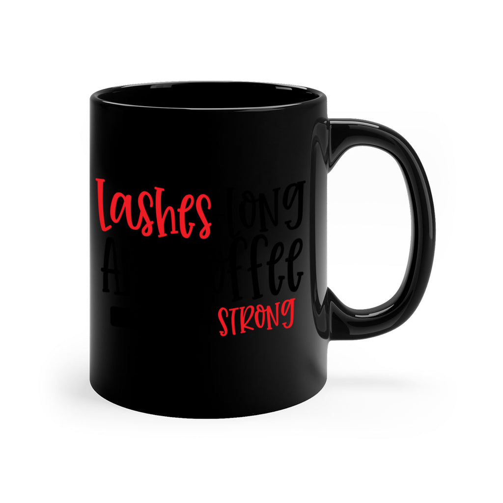 Lashes Long And Coffee Strong Style 232#- makeup-Mug / Coffee Cup