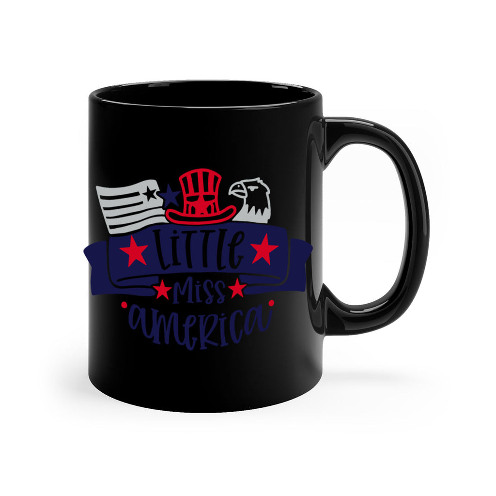 Little Miss America Style 162#- 4th Of July-Mug / Coffee Cup