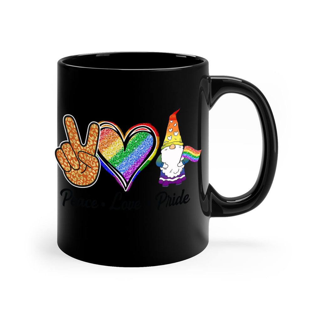 Peace Love Gnome Lgbt Flag  54#- lgbt-Mug / Coffee Cup