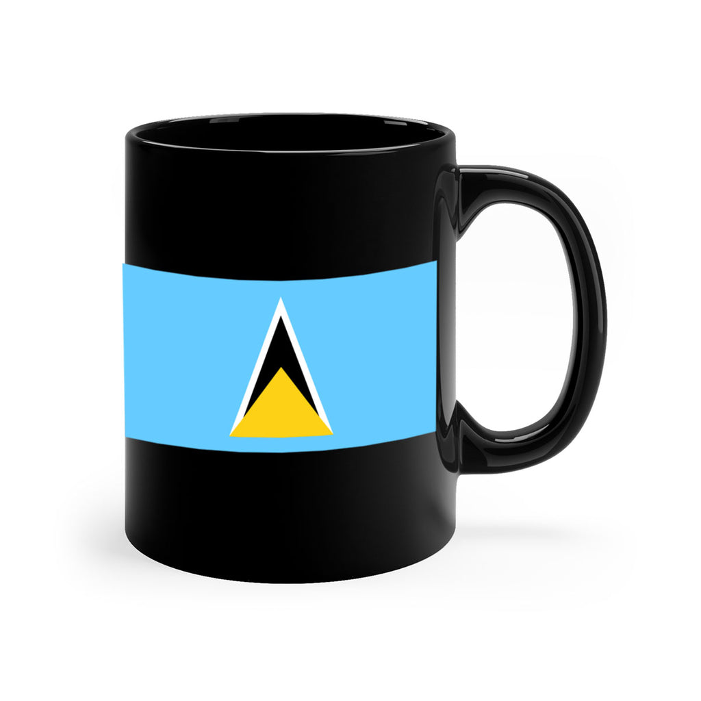 Saint Lucia 51#- world flag-Mug / Coffee Cup