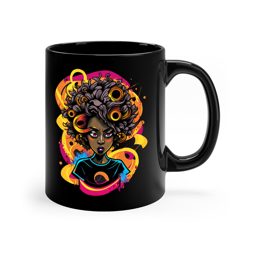 Sparkling Black Girl Design 6#- Black women - Girls-Mug / Coffee Cup