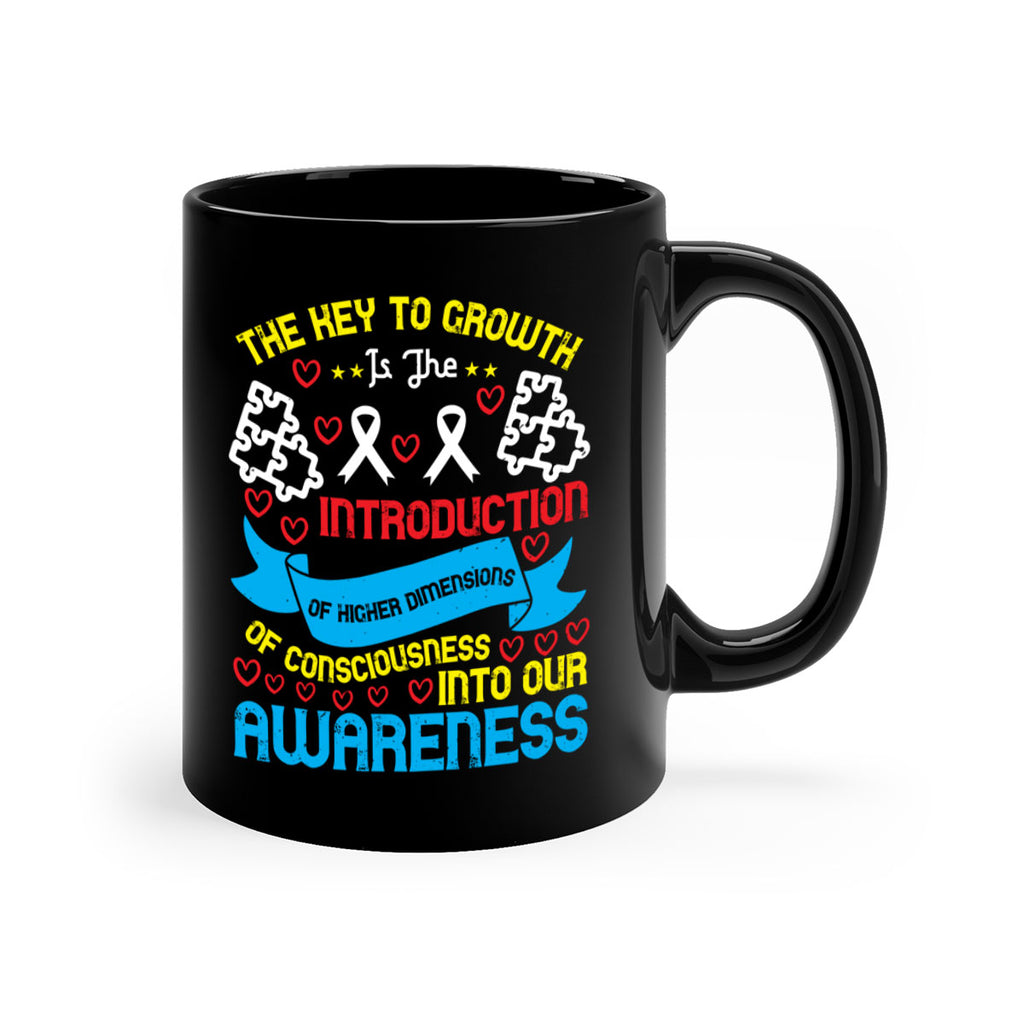 The key to growth is the introduction of higher dimensions Style 20#- Self awareness-Mug / Coffee Cup