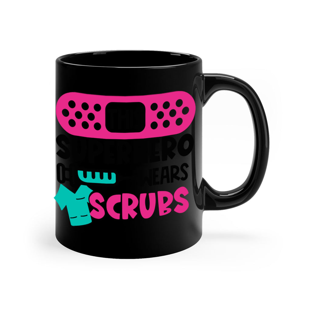 This Superhero Wears Scrubs Style Style 20#- nurse-Mug / Coffee Cup