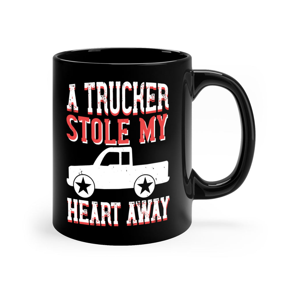 a trucker stole my heart away Style 39#- truck driver-Mug / Coffee Cup